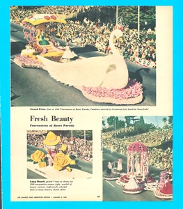 1960 Tournament of Roses Parade Grand Prize winner magazine PRINT Pasadena - Picture 1 of 3
