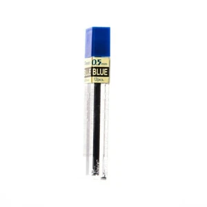 PPB-5 Pentel Pencil Lead Refill, 0.5mm Blue Lead, 12 Leads/Tube, Pack of 6 Tubes - Picture 1 of 1