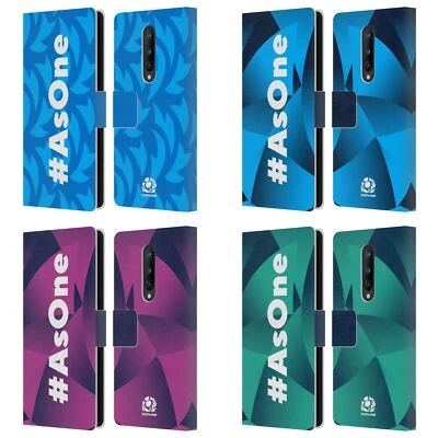 OFFICIAL SCOTLAND RUGBY AS ONE LEATHER BOOK WALLET CASE COVER FOR ONEPLUS PHONES - Image 1 of 4