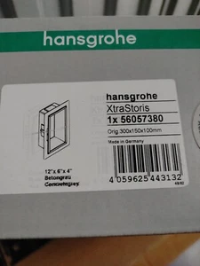 Hansgrohe 56057380 Wall Niche w/ Integrated Frame 12"x 6"x 4" - Picture 1 of 2