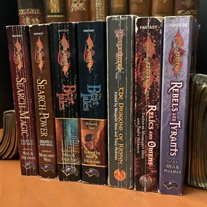 DragonLance Anthologies Lot: Search for Magic Power, Best of Tales Vol 1 & 2 D&D - Picture 1 of 8