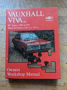 Haynes Vauxhall Euroservice Vauxhall Viva HC 1970-1979 Workshop Manual - Picture 1 of 7