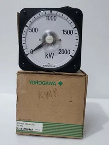 1 × YOKOGAWA 2101A30 DC VOLTMETER V01N-L-BL 0-2000 kW - Picture 1 of 9