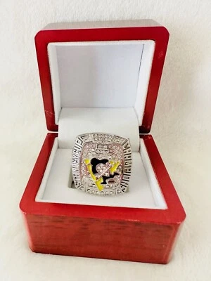 Anillo de campeonato Pittsburgh Penguins Stanley Cup 2009 18 k GP con caja 🇺🇸 envío Foto 1 de 4