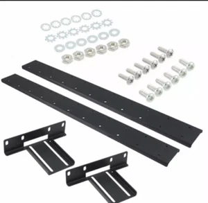 Hammond RM3U18BRKT Rear Mount Bracket 508x8x133mm Steel Black - Picture 1 of 7