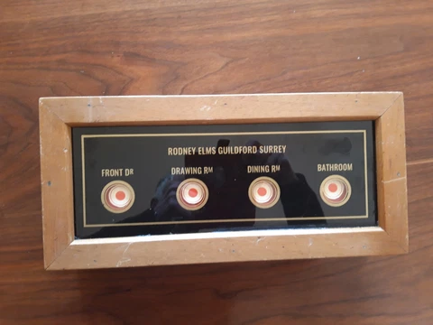 butlers and servants bell indicator box Cover