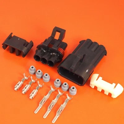 Genuine DELPHI 3 Way Metri-Pack Sealed 280 Series 30 AMP Automotive Connector - Image 1 of 4