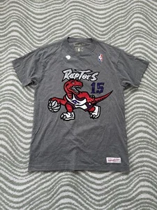 NEU Mitchell & Ness NBA Toronto Raptors 15 Vince Carter grau Herren Small T-Shirt - Bild 1 von 15