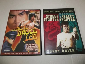 lot of 2 bruce lee dvd's the real bruce lee street fighter - Picture 1 of 3