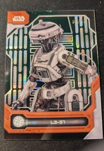 2024 Topps Star Wars High Tek L3-37 Green Refractor 03/10 Solo Movie #63 - Picture 1 of 2