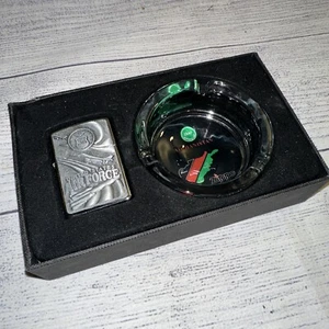 *RARE* Vintage Air Force/ISAF Afghanistan Zippo Lighter (incl. Ashtray & Case) - Picture 1 of 7