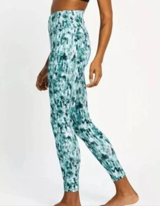 SWEATY BETTY Printed Super Sculpt Pocket 7/8 Leggings Floral Green Size L - Picture 1 of 19
