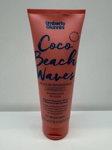 Umberto Giannini Coco Beach Waves Shampoo 250ml | Moisture Coconut Oil - Picture 1 of 7