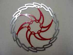 Disco de freno Heli-Bikes Cutter 6 agujeros 180 mm disco rotor rojo 120 gramos 7" - Imagen 1 de 1