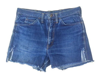 Womens Vintage Levi’s Denim Shorts High Waisted Cut Off Hotpants Jeans W30 - Image 1 of 4