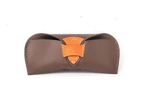 Leather Sunglass Case Glasses Case Eyeglass Case for Men and Women Slim - Picture 1 of 9