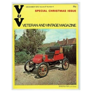 Veteran and Vintage Magazine December 1972 mbox3639/i Vol.17 No.4 Special Christ - Picture 1 of 1