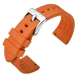 ANNEFIT FKM Rubber Watch Band Quick Release Fluororubber Strap 18mm-24mm - Picture 1 of 65