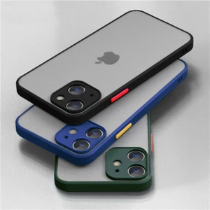 Phone Case Cover Frosted For iPhone 15 14 11 12 13 Pro Max Mini 8 XR Clear - Picture 1 of 17