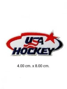 Patches USA Hockey sport logo for iron and sewing on Fabrics - Picture 1 of 1