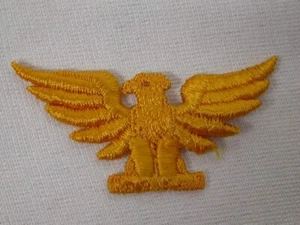 Parche bordado amarillo dorado con apliques para coser y coser Eagle Phoenix - Imagen 1 de 1