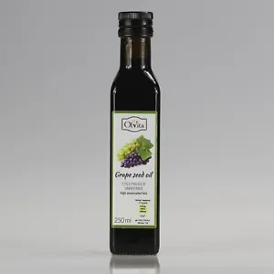RAW GRAPE SEED OIL Cold Pressed, Ol'Vita 250 ml - Olej z pestek winogron - Picture 1 of 4