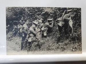 Vintage Postcard, WAR of 1911 - English Infantry Patrol (10O) - Picture 1 of 2