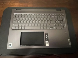 Lenovo Yoga 7 16IAP7 82QG Palmrest w/ BL Keyboard Arctic Grey Dented Corners - Picture 1 of 11