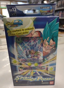SEALED SPIRIT Of POTARA SD12 Starter Deck BOX DRAGON BALL TCG Super Card Game - Bild 1 von 1