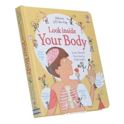 Usborne Lift-The-Flap: Look Inside Your Body by Louie Stowell - Ages 5-9 - BB