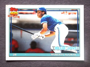 Roberto Alomar #2T   Topps Traded 1991 Baseball Card (Toronto Blue Jays) - Picture 1 of 2