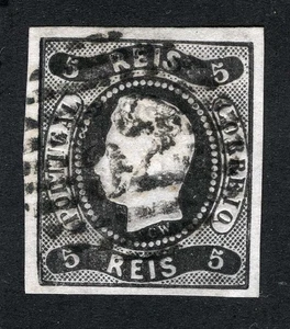 Portugal SC 17 schwarz 5r King Luiz schwarz 62 in Grid Cancel XF - Bild 1 von 1