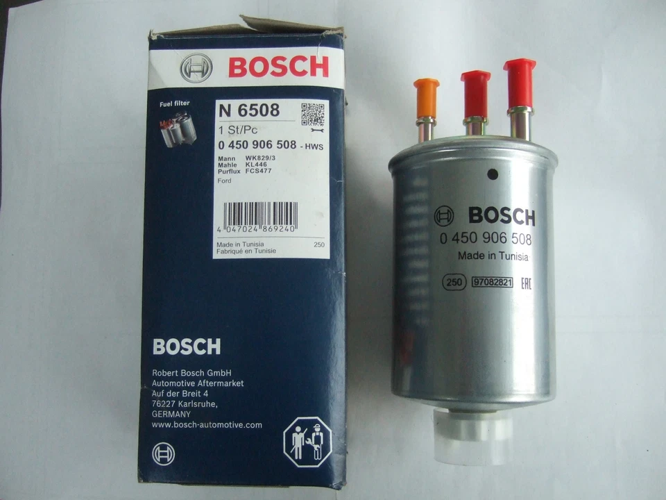 Filtro de combustible Bosch N6508 0450906508. Ford, Jaguar, Hyundai. Foto 1 de 1