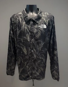 The North Face Tropical Print Coach Jacket XL – Green Foliage Windbreaker - Picture 1 of 9