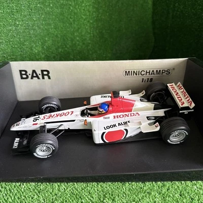 Minichamps 1/18 BAR Honda 005 J. Villeneuve 2003 #16 Model Car - Image 1 of 4