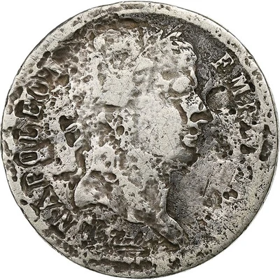 [#1277672] Francia, Napoleón I, Demi Franc, 1808, Nantes, plata, en estado bastante bueno, Gadoury:398 Foto 1 de 2