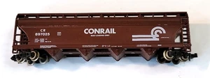 Atlas 3705 Conrail ACF 4 Bay Centerflow Covered Hopper CR 897025 Spur N - Bild 1 von 15