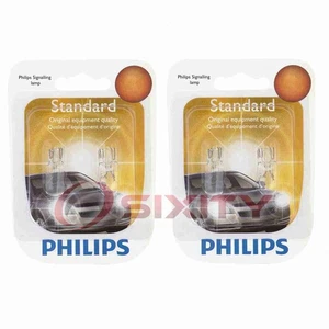 2 pc Philips Front Side Marker Light Bulbs for BMW 318i 318is 318ti 320i rt - Picture 1 of 5