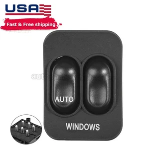 F57Z14529B Window Switch Front Driver Side Black Fits For 1995-2007 Ford Ranger - Picture 1 of 6