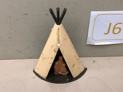 Recuerdo de tipi de plástico vintage The St. Labre Indian School Ashland Montana Foto 1 de 4