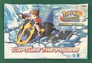Vintage Pokemon Rangers Shadows of Almia Nintendo DS Promo Poster, 11"x17", Rare - Bild 1 von 5