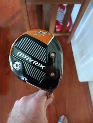 Callaway Mavrik 21* 7-madera con nuevo ProLaunch ROJO 60 g rígido y agarre! ¡¡En muy buen estado!!! Foto 1 de 4