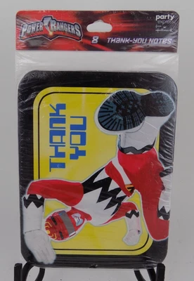SEALED VINTAGE Power Rangers 8 Thank You Cards Hallmark 1993! FREE SHIPPING! - Image 1 of 2