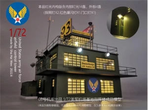 1/72 Us Military Airport Scene Command Building Control Building Model Toy Gifts - Picture 1 of 10