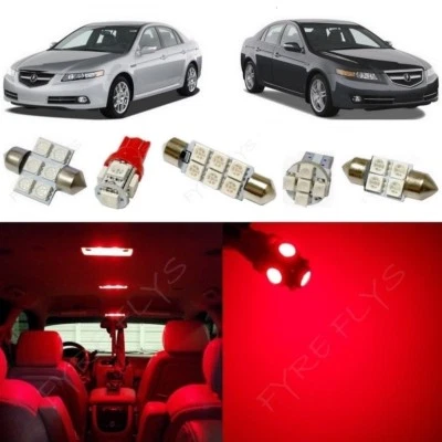 15x Kit Pacote de Luzes Internas LED Vermelhas Compatível com Acura TL 2004-2008 + Ferramenta AL1R - Imagem 1 de 4
