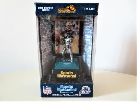 Dan Marino Pewter Action Figure, Sports Illustrated Collection Cover