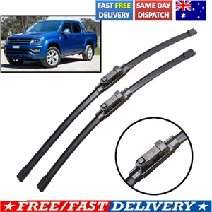 x2 24'' For VW Amarok Wiper Blades 2013-2017 Front Windscreen Wiper Blades - Picture 1 of 6