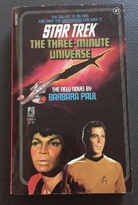 Star Trek the Original: The Three-Minute Universe 41 by Barbara Paul - Picture 1 of 4
