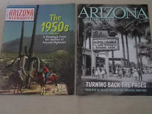 Lot of 2 Arizona Highways Magazines 1950s - 70s Arizona History and Landmarks - Bild 1 von 8