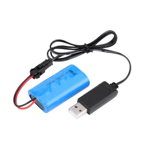 Upgraded Rechargeable Battery 7.4V 500mAh With USB Cable For WPL / Crawler - Picture 1 of 11